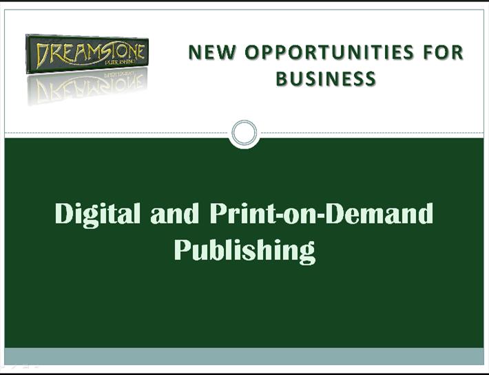 Digital and Print-on-Demand Publishing digital publishing for can entrepreneurs